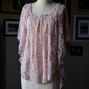 See-through Paisley, Pink Shirt